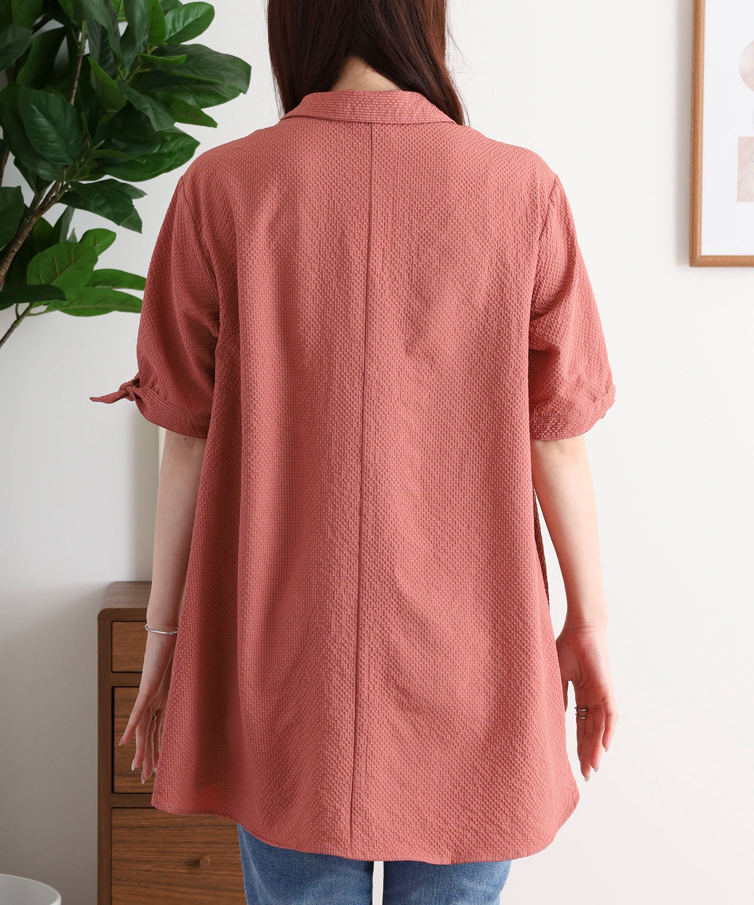 袖リボンシャツチュニック - 画像 (9)