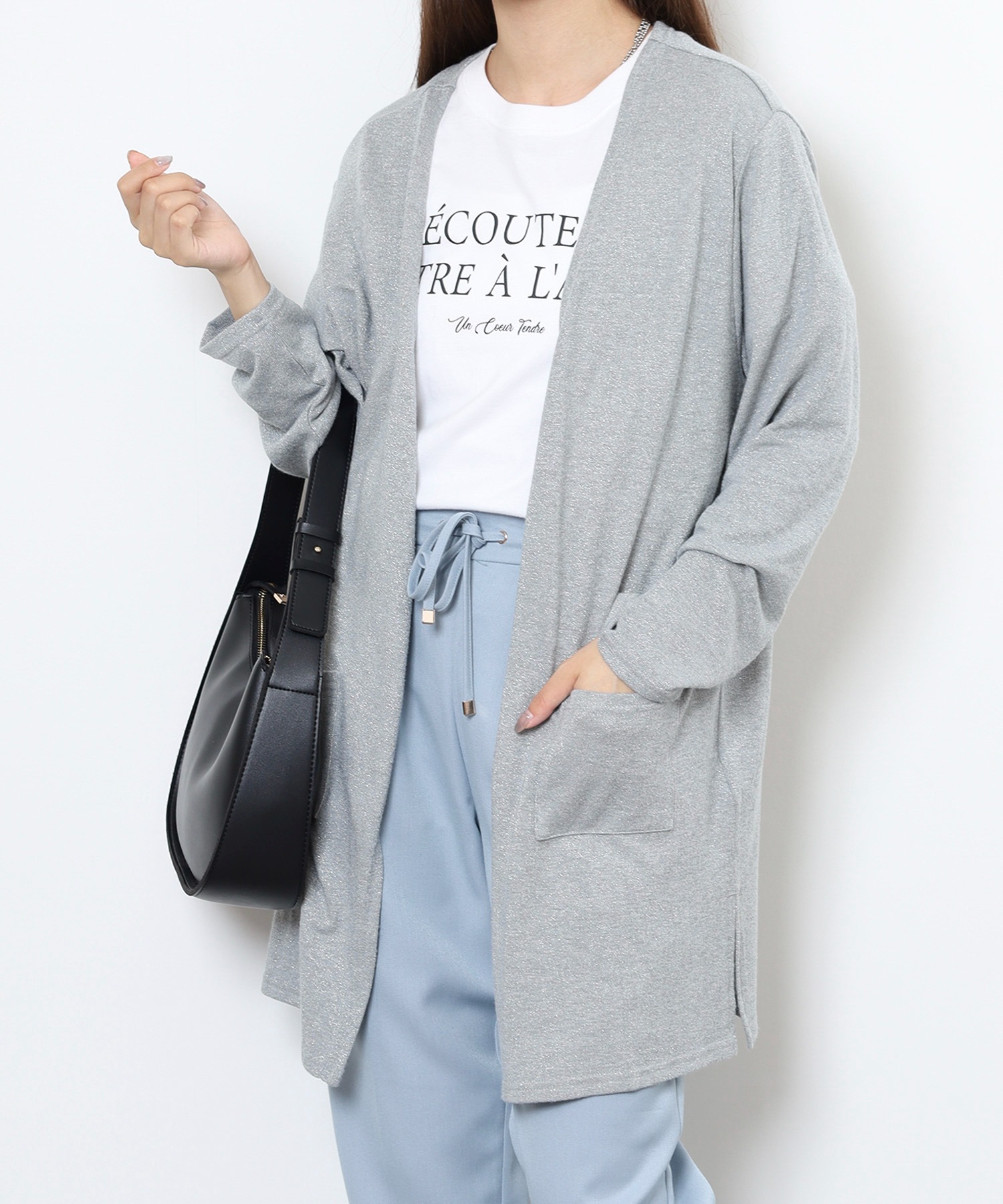 ラメカーディガン - 画像 (2)