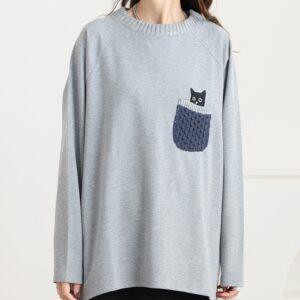 ニットポケットプルオーバー