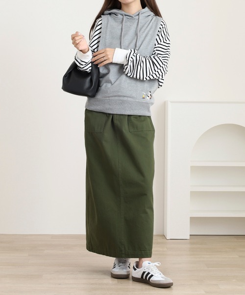 フード付きベスト たき火ネコ刺繍 - 画像 (7)