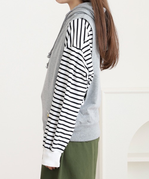 フード付きベスト たき火ネコ刺繍 - 画像 (10)