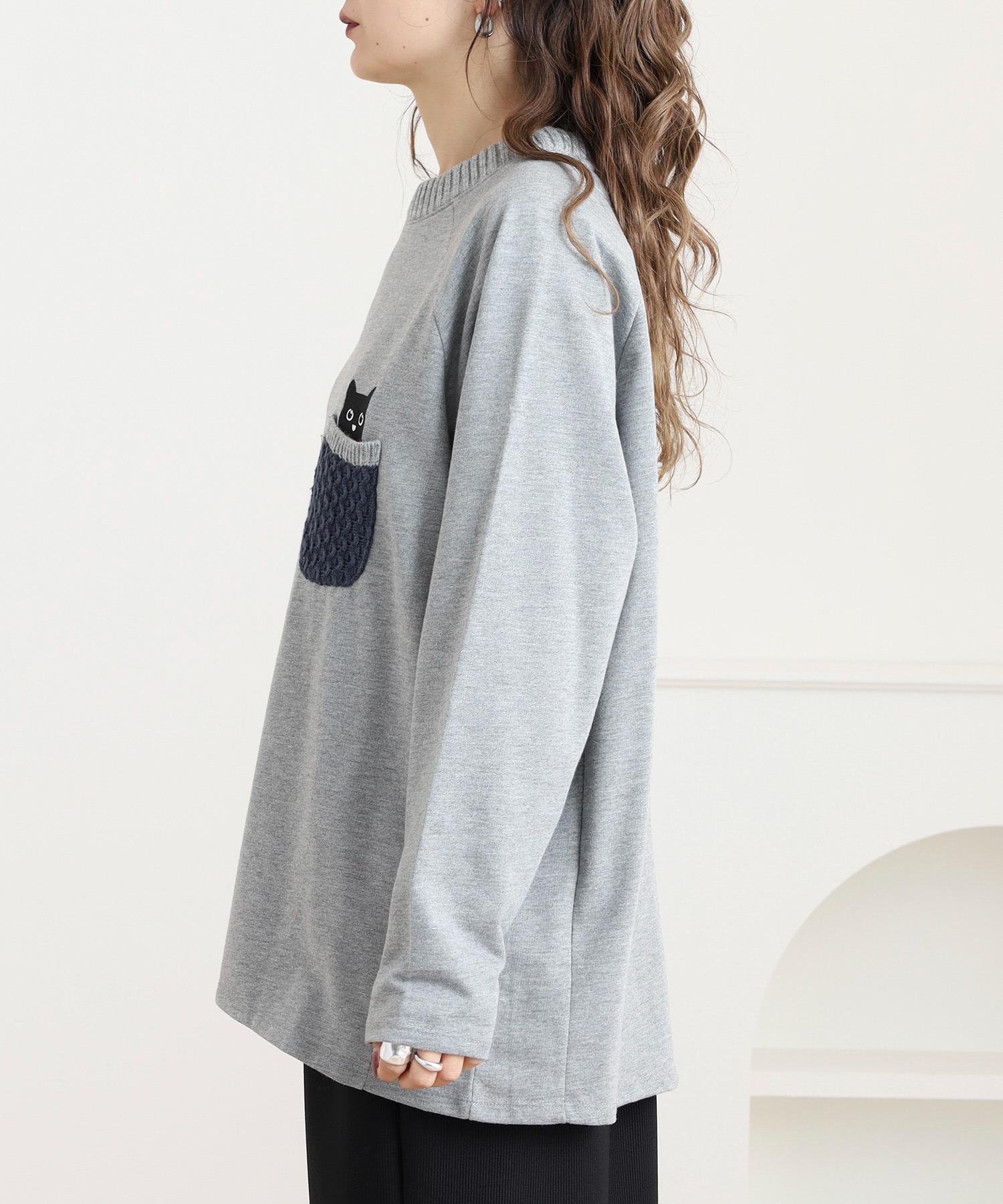 ニットポケットプルオーバー - 画像 (10)