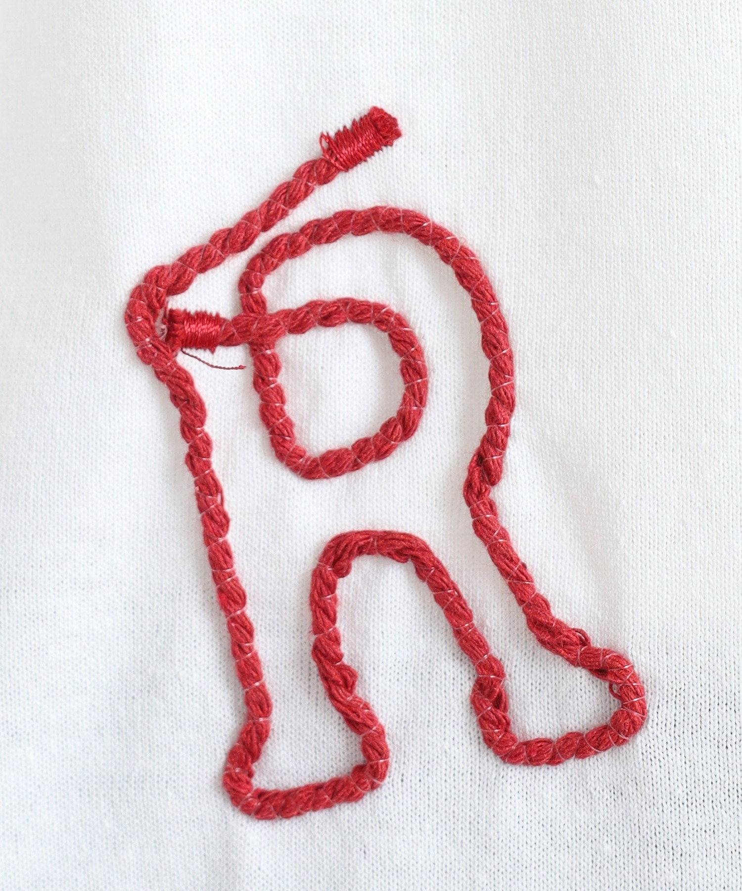 裾ドロストコード刺繍 長袖プルオーバー - 画像 (7)