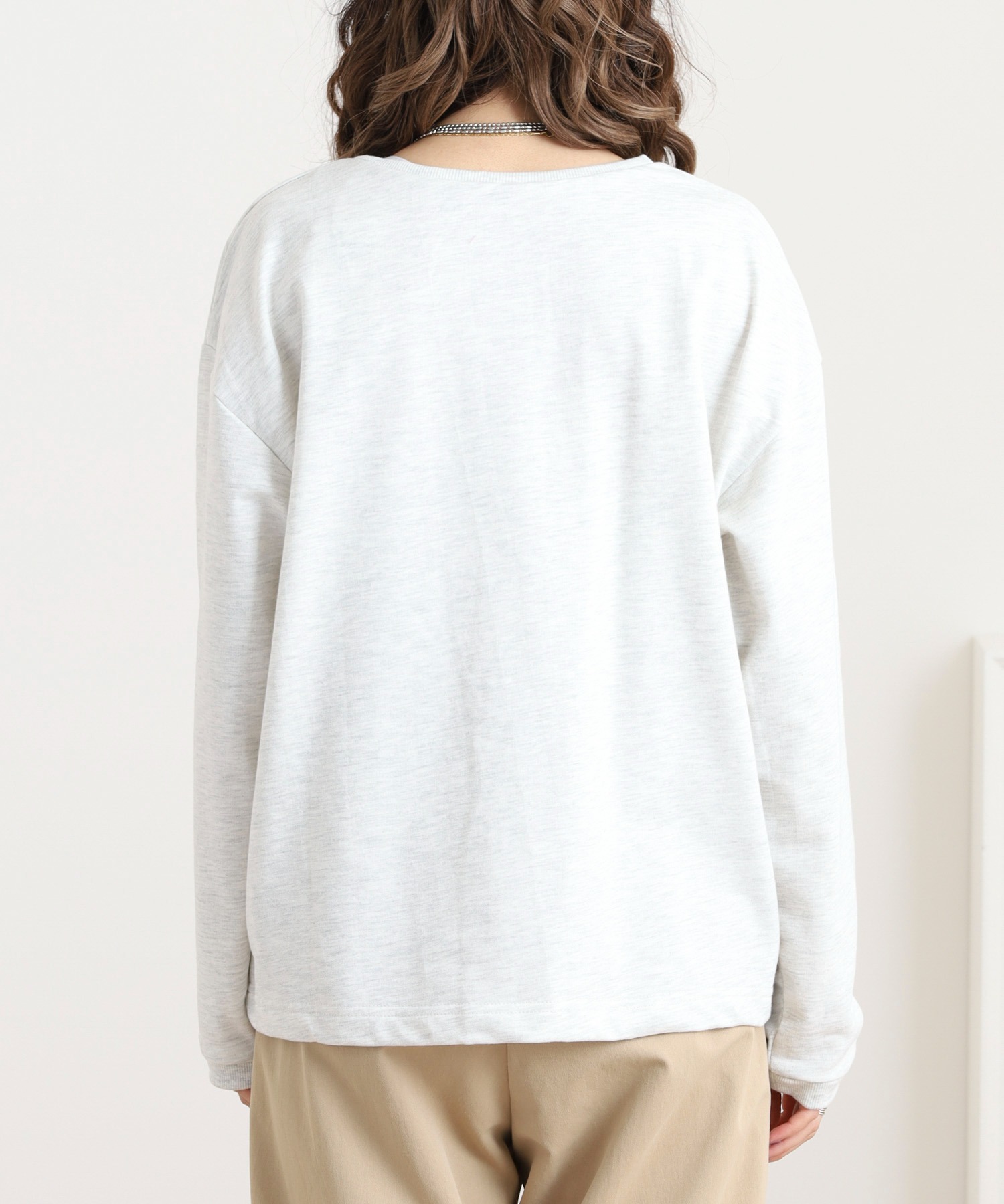 ひょっこりネコ 前立て刺繍カーディガン - 画像 (12)