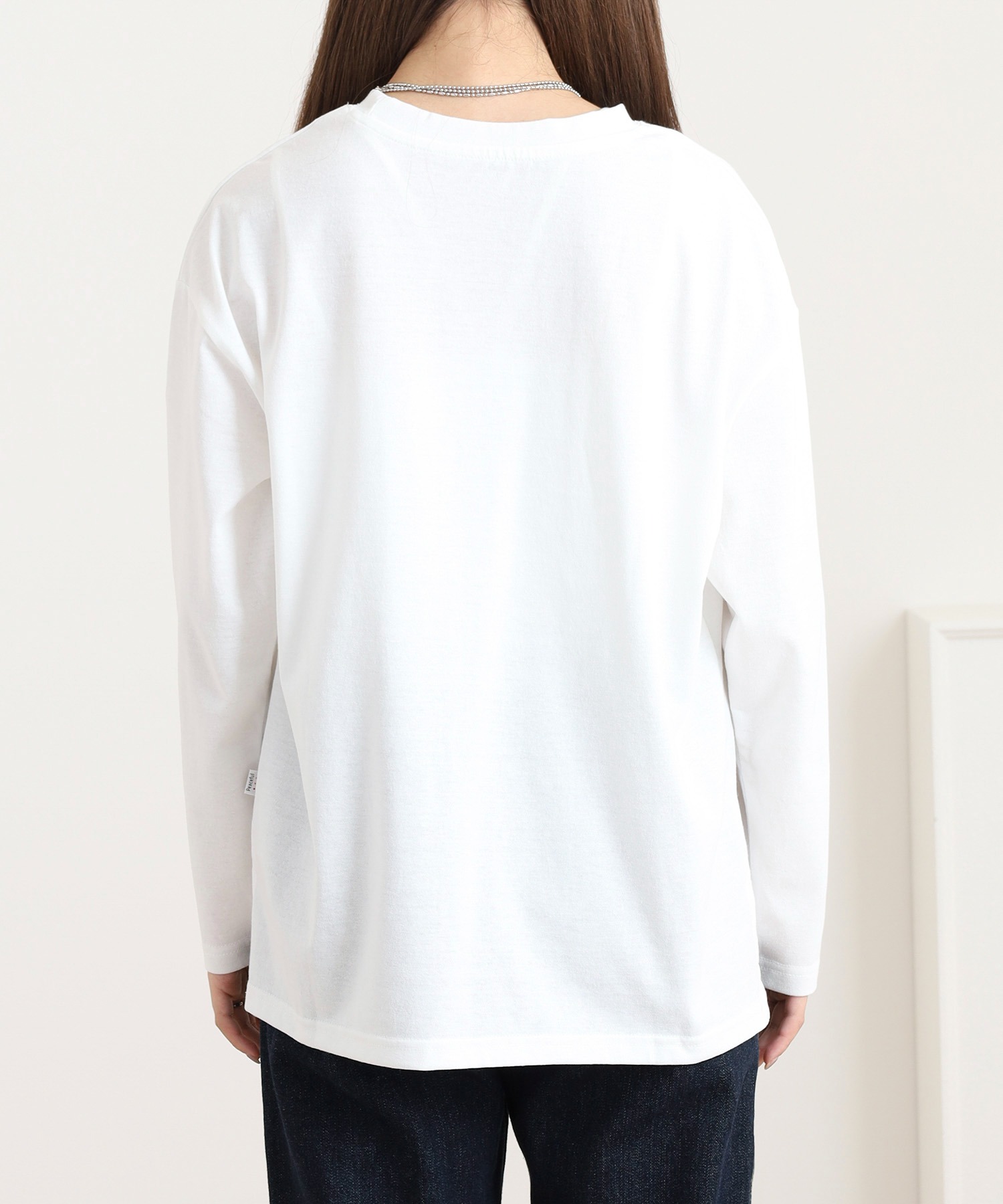 プリント+刺繍 長袖Tシャツ - 画像 (10)