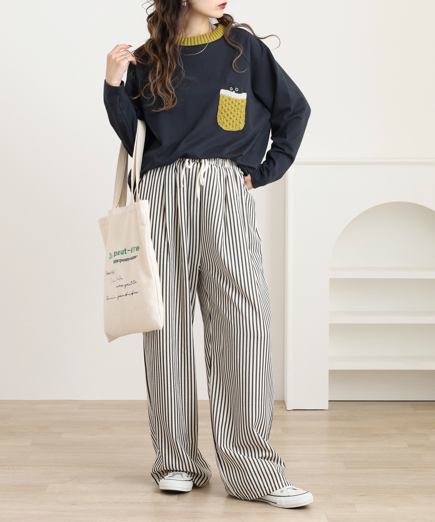 ニットポケットプルオーバー - 画像 (6)