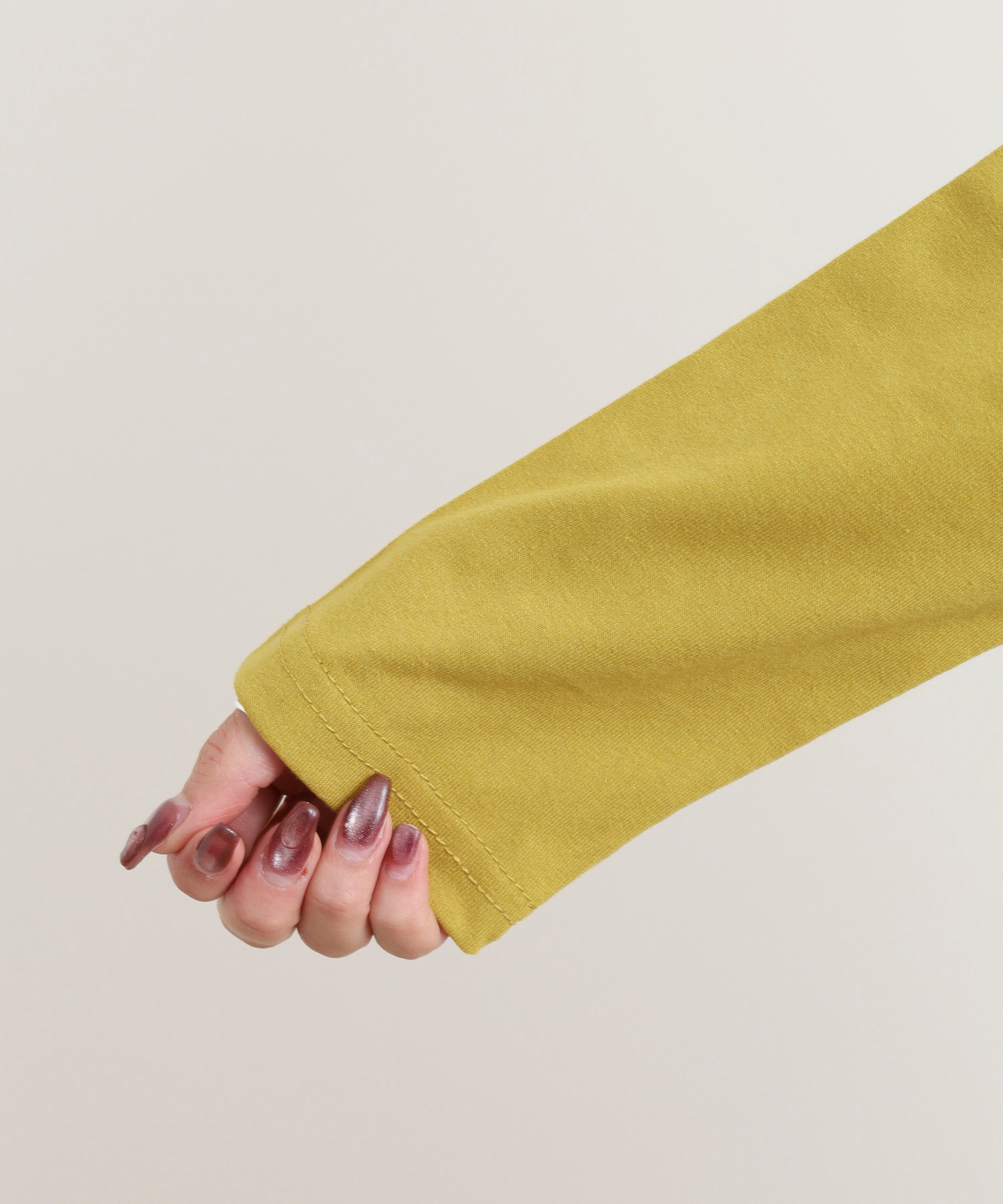 プリント+刺繍 長袖Tシャツ - 画像 (12)