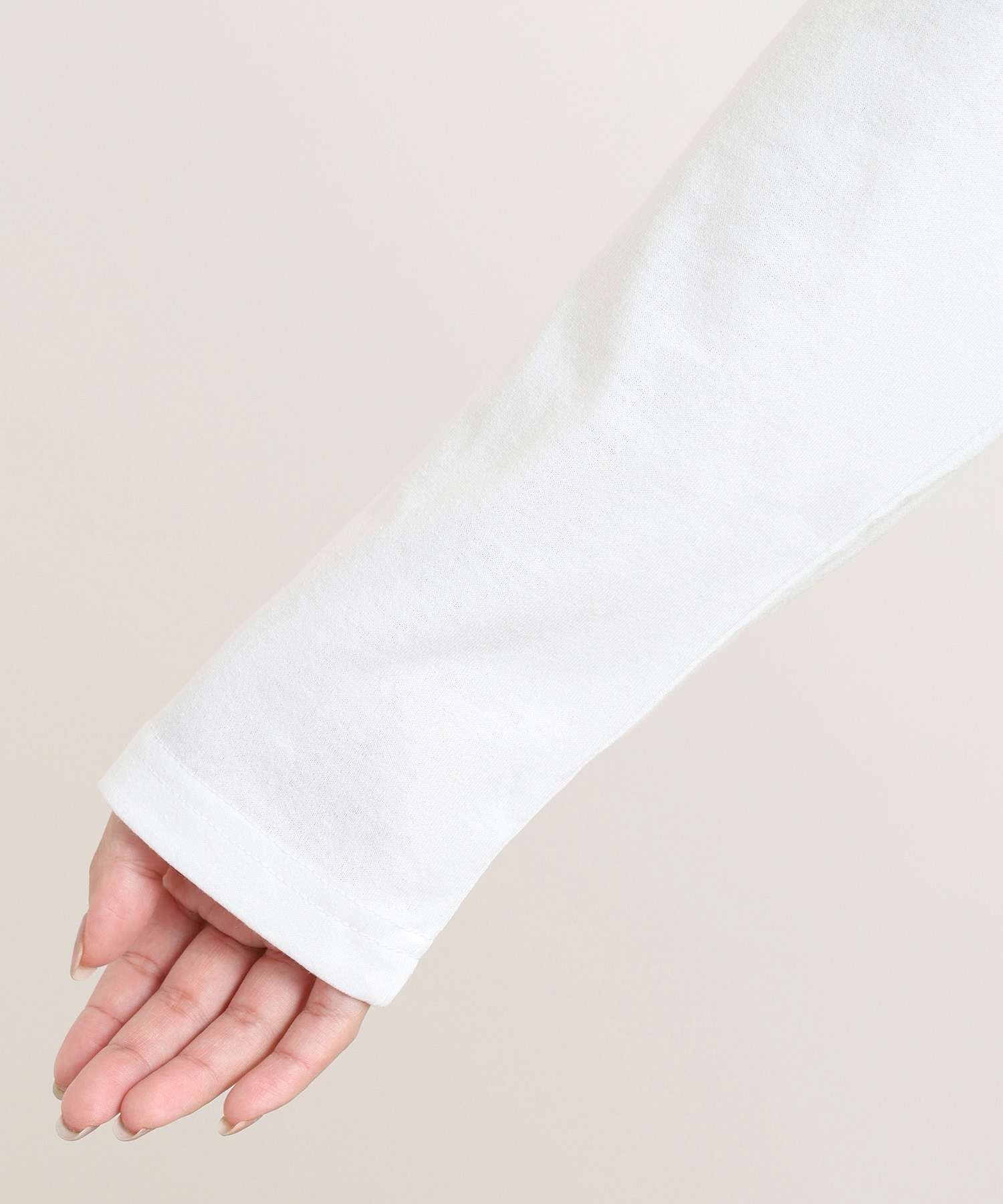 プリント+刺繍 長袖Tシャツ - 画像 (11)