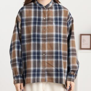 ゴルフネコ刺繍ブラウス