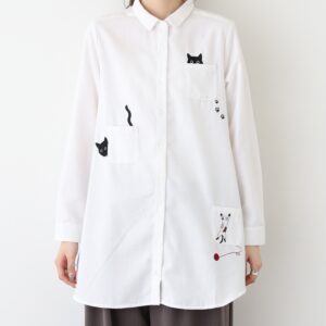 ねこだらけシャツチュニック