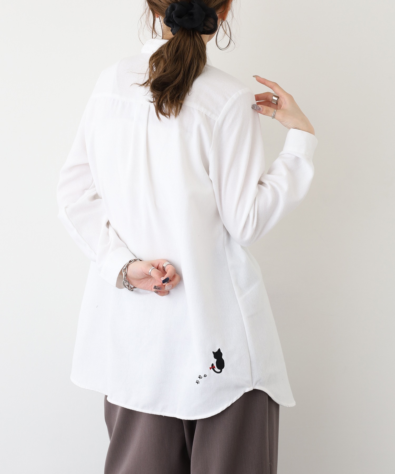 ねこだらけシャツチュニック - 画像 (5)