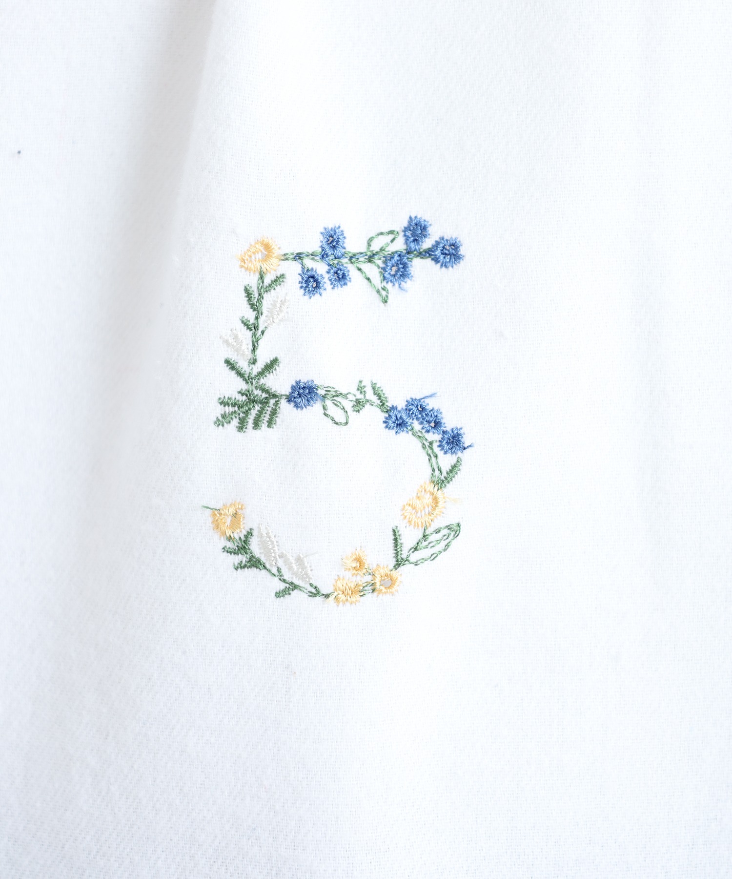 数字花刺繍フリルブラウス - 画像 (11)