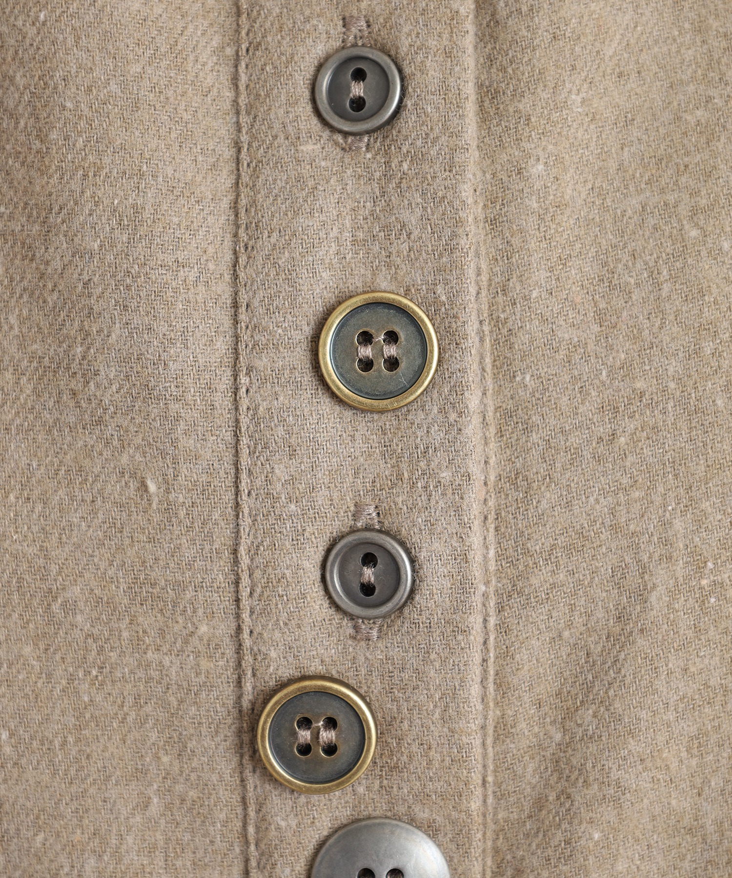 刺繍入多釦ワンピース - 画像 (16)