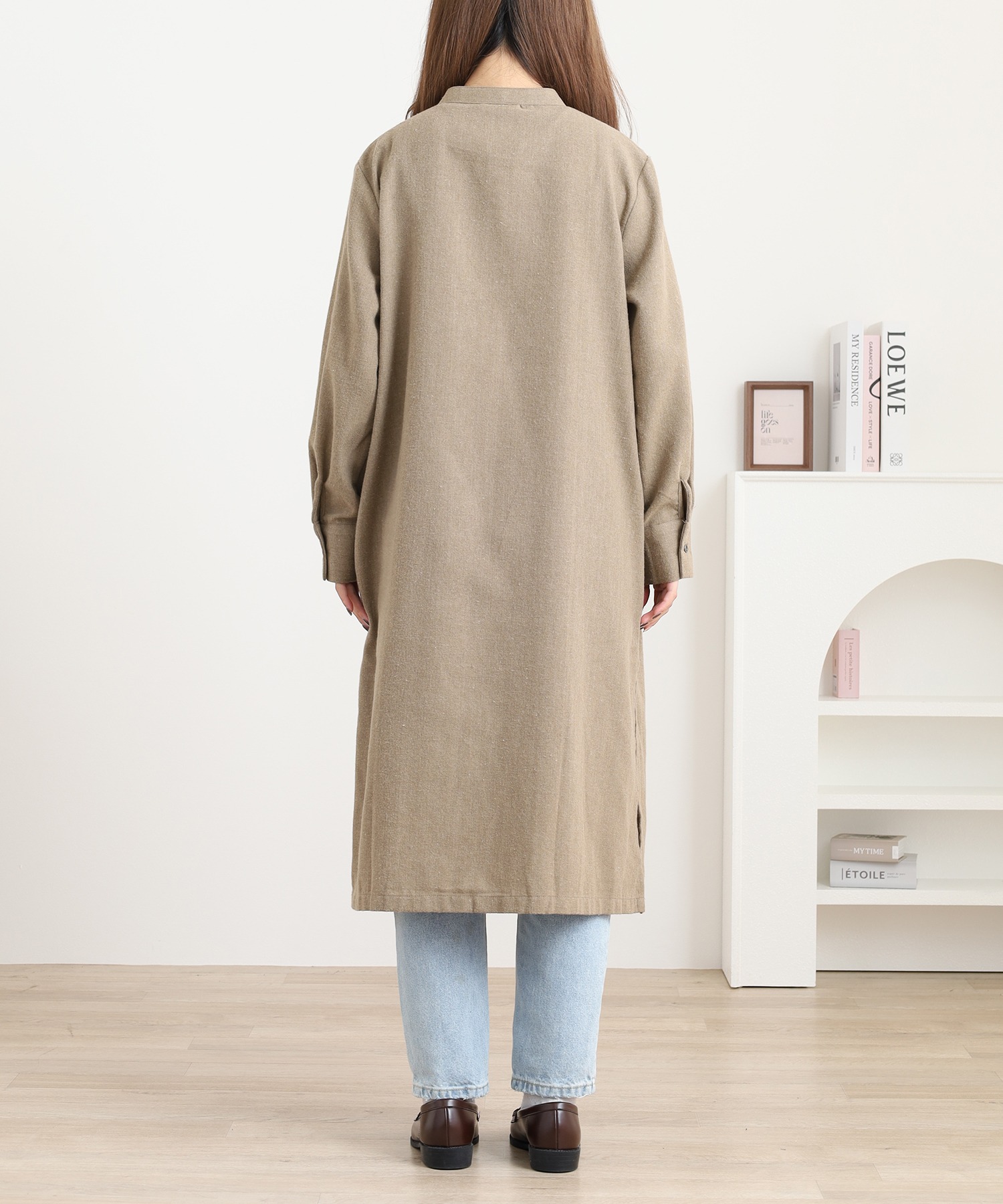 刺繍入多釦ワンピース - 画像 (9)