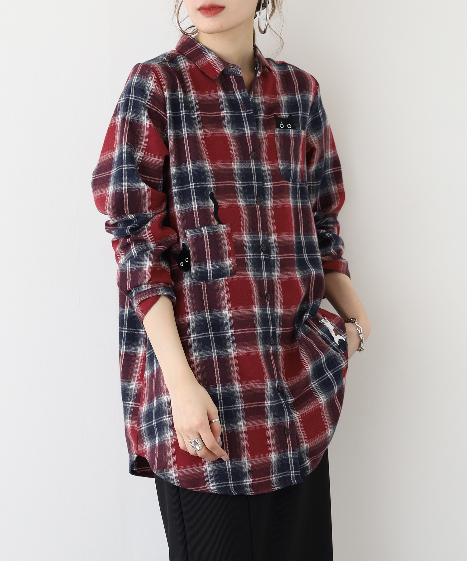 ねこだらけシャツチュニック - 画像 (16)