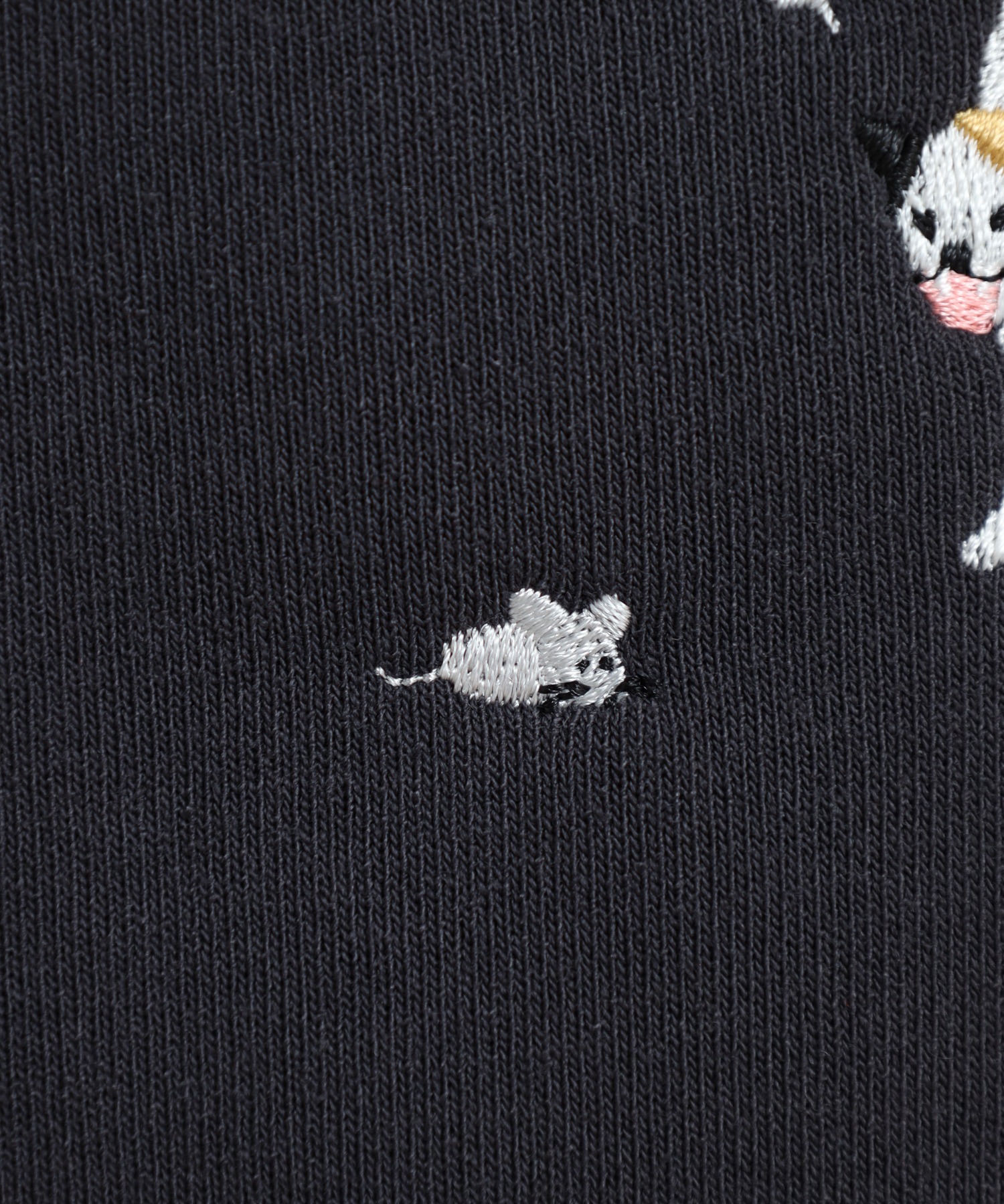 裾ドロストプルオーバー いたずらネコ刺繍 長袖 - 画像 (19)